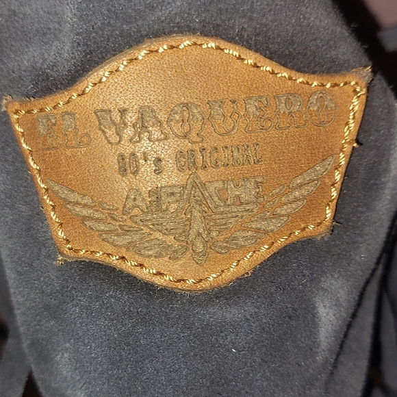 SOLD El Vaquero Coleen Drifter Tall Moccasin Boots Navy Brand New in Box - Picture 11 of 16